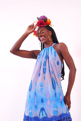 Black Brazilian Girl Smiling