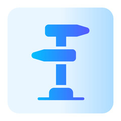 street sign gradient icon