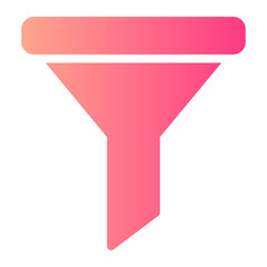 funnel gradient icon