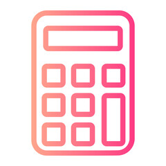 calculator gradient icon