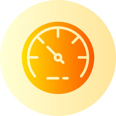 speedometer gradient icon