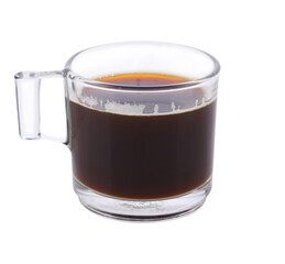 Coffee water in glass transparent png