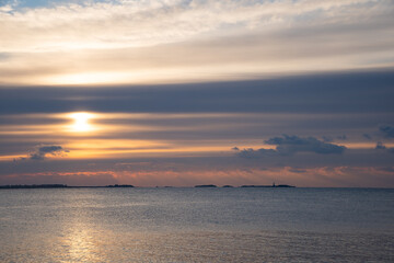 sunrise over the sea