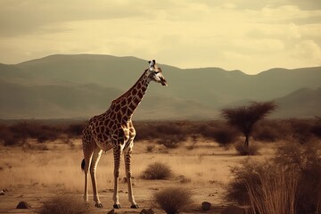 Giraffe. Generative AI