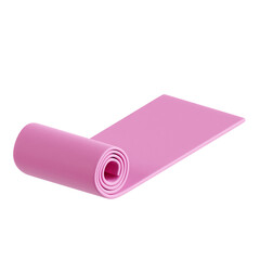 3d yoga mat illustration