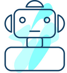 Obraz premium Artificial Intelligence (AI) icon concept with ChatGPT, artificial intelligence chatbot, Machine learning.