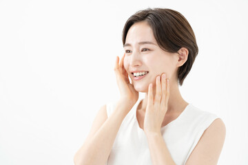 Fototapeta premium スキンケア・女性