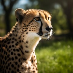 Up Close with a Majestic Cheetah