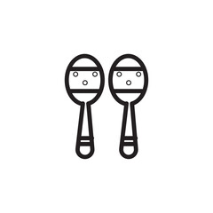 Instrument Maracas Music Outline Icon