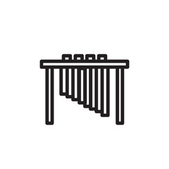 Instrument Music Marimba Outline Icon