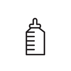 Obraz premium Bottle Fabric Milk Outline Icon