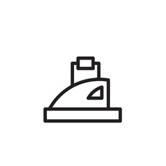 Home Iron Laundry Outline Icon