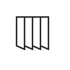 Cloth Double Fold Outline Icon