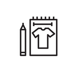 Sketch Clothing Repair Outline Icon