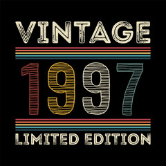 1997 vintage retro t shirt design