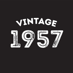 1957 vintage retro t shirt design vector