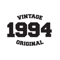 1994 vintage retro t shirt design vector