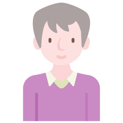 male avatar flat icon