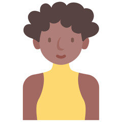 female avatar flat icon