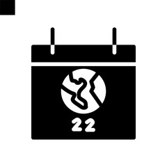 world environment day calendar icon