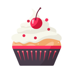 Cute dessert gourmet cupcake