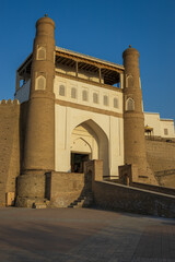 Citadel Arc main gate in Bukhara, - 589367960