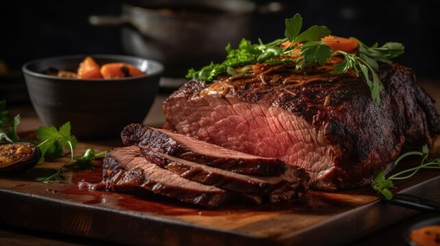 smoked steak