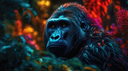 Obraz premium Gorilla in Jungle