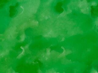 Green abstract watercolor background