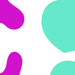 Blob Organic Colorful Background 