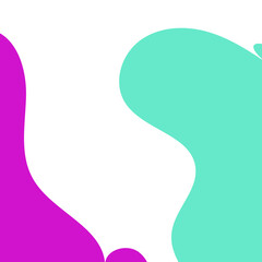 Blob Organic Colorful Background 