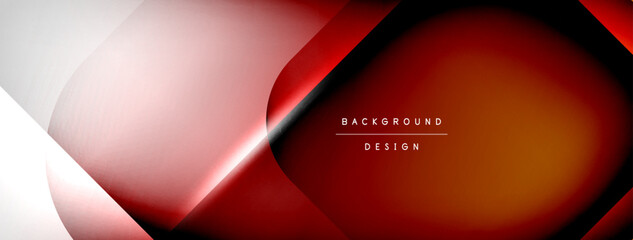 Vector abstract line background with glowing effects and shadows. Vector Illustration For Wallpaper, Banner, Background, Card, Book Illustration, landing page