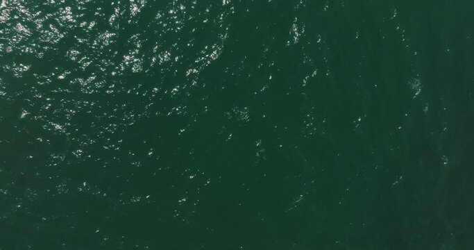 Aerial view of the sea. 4k video. Travel and tourism concept. background