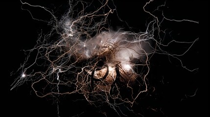 Electric Shock Image, Made with Generative AI