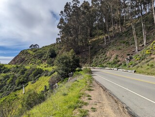 road in the mountains to the Tilden Regional Park