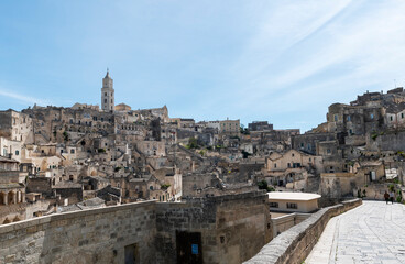 Fototapeta na wymiar Stones of Matera. UNESCO World Heritage Site.