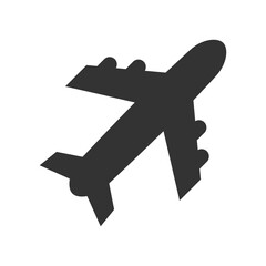 Obraz premium Plane logo icon design template isolated