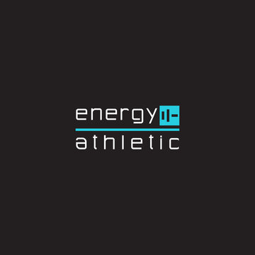 Energy athletic typography slogan for t shirt printing, tee graphic design, vector illustration.