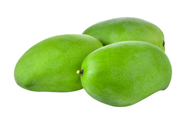 green mango on  transparent png
