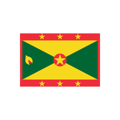 Grenada flags icon set, Grenada independence day icon set vector sign symbol