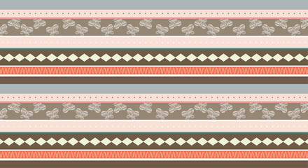 Indian fabric design and tribal