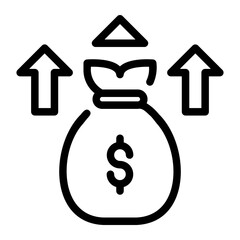 profits line icon