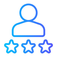 rating gradient icon
