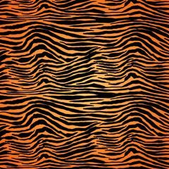 Fabric design, tiger pattern, patchwork pattern