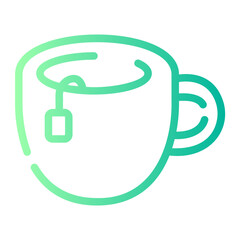 tea gradient icon