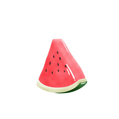 watermelon illustration - obrazy, fototapety, plakaty
