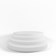 3d gray stage background product display podium scene with leaf platform. grey background vector 3d render with podium. stand to show cosmetic product. 3d Stage showcase on display white background