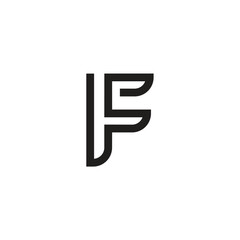 Obraz premium F letter icon font logo design symbol alphabet