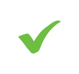 Green check mark. Check mark icon. Success check mark icon.