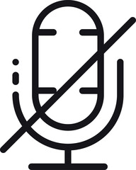 The mute icon is a symbol indicating that the audio or microphone is turned off or disabled. It is often used in communication tools, such as video conferencing software, messaging apps